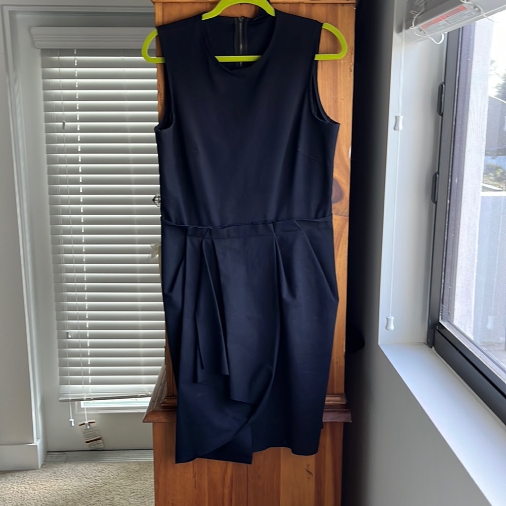 Gorgeous European designer black dress with amazing detail